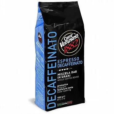 1 קילו פולי קפה נטול קפאין VERGNANO 1882