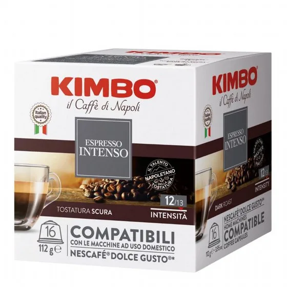 16 קפסולות INTENSO לבית KIMBO DOLCE GUSTO
