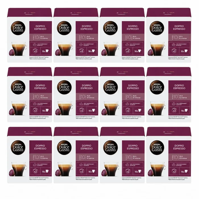 16*12 קפסולות אספרסו DOPPIO DOLCE GUSTO