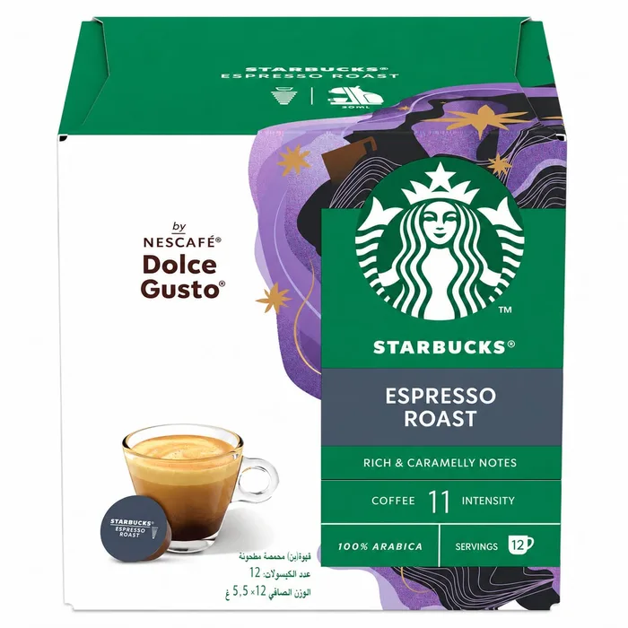12 קפסולות ESPRESSO ROAST STARBUCKS