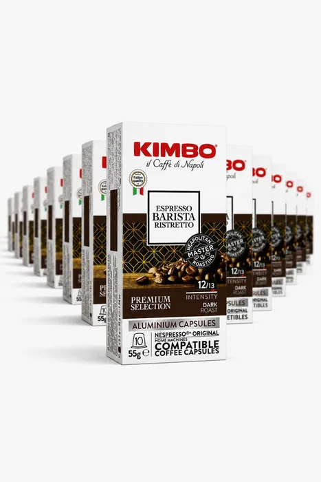 100 קפסולות קימבו אספרסו ריסטרטו/KIMBO ESPRESSO RISTRETO