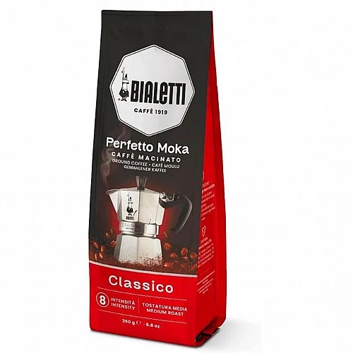 250 גרם קפה טחון קלאסיקו ביאלטי/BIALETTI CLASSICO