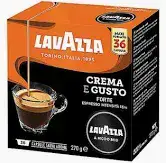 36 קפסולות לוואצה קרמה גוסאו פורטה אמודו מיו LAVAZZA AMODOMIO