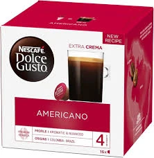 16 קפסולות דולצ'ה גוסטו אמריקנו/DOLCE GUSTO AMERICANO