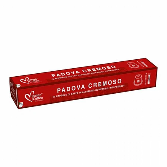 100 קפסולות פדובה קרמוסו איטליין קופי / PADOVA CREMOSO ITALIEN COFFEE