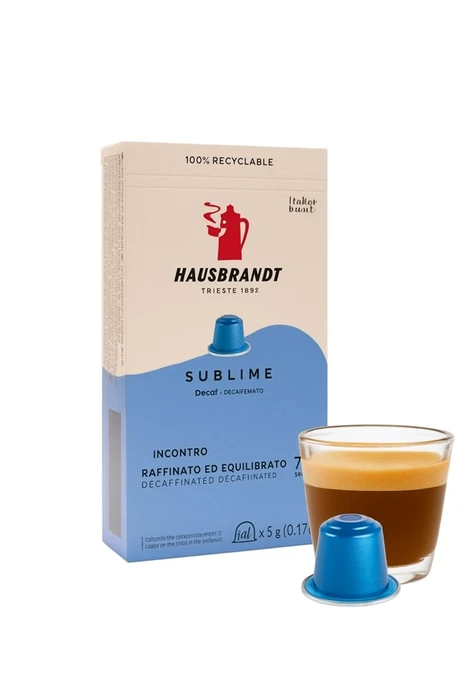 100 קפסולות קפה תואמות נספרסו - האוסברנדט סאבליים GOURMET/ Hausbrandt Sublime