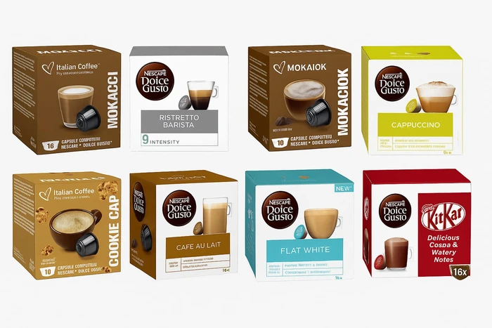 128 קפסולות דולצ'ה גוסטו הכי נמכרות!/DOLCE GUSTO BEST SELLER