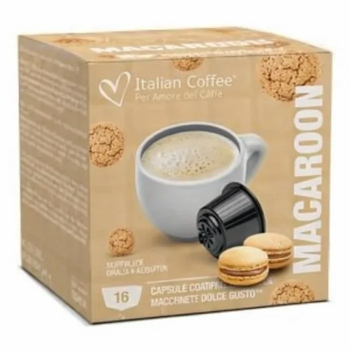 16 קפסולות קפוצ'ינו מקרון/CAPPUCCINO MACAROON