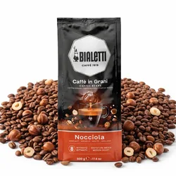500 גרם פולי קפה ביאלטי אגוזים/BIALETTI NOCCIOLA