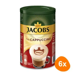 3.600 גרם (6 פחיות) ג'ייקובס קפוצ'ינו/ JACOBS CAPPUCCINO
