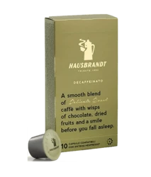 60 קפסולות קפה תואמות נספרסו / האוסברנדט נטול קפאין -Hausbrandt Decaffeinato