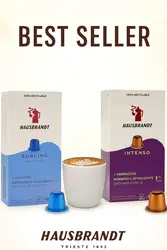 100 קפסולות מיקס תואם נספרסו  SUBLIME/INTENSO HAUSBRANDT 