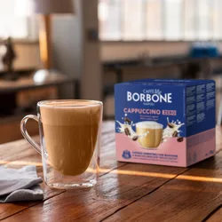 16 קפסולות קפוצ'ינו זירו בורבון/CAPPUCCINO ZERO