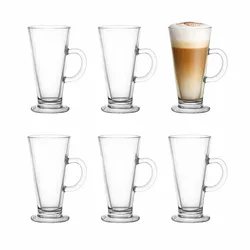 6 כוסות זכוכית 290 מ"ל דגם ניו יורק