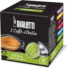 16 קפסולות ביאלטי נטול קפאיןBIALETTI DEKA