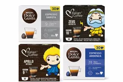 120 קפסולות מיקס אספרסו בינוני חזק /DOLCE GUSTO MIX