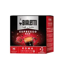 16 קפסולות ביאלטי רומא בר/BIALETTI ROMA BAR