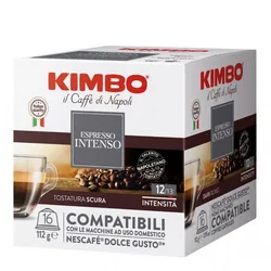 16 קפסולות INTENSO לבית KIMBO DOLCE GUSTO