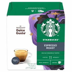 12 קפסולות ESPRESSO ROAST STARBUCKS 