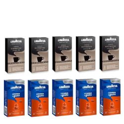 100 קפסולות לוואצה ריסטרטו/פורטה למכונת NESPRESSO/נספרסו