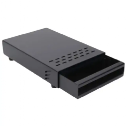 מגירת ריקון קפה נוקבוקס/KNOCKBOX מנירוסטה צבע שחור 