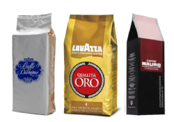 3 קילו מיקס פולי קפה 100% ערביקה!
LAVAZZA ORO/DIEMME ORO/MAURO CENTOPERCENTO