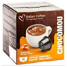 16 קפסולות שוקומו לדולצ'ה גוסטו/CHOCOMOU DOLCE GUSTO