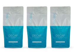 3 קילו פולי קפה נטול קפאין גלובל/GLOBALDECAF