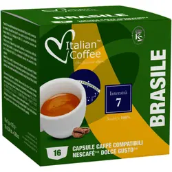 16 קפסולות ברזיל דולצ'ה גוסטו/BRASILE DOLCE GUSTO