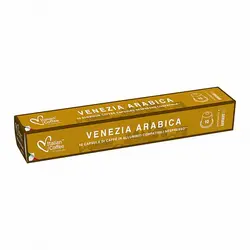 100 קפסולות ונציה תואם נספרסו/VENEZIA ARABICA NESPRESSO